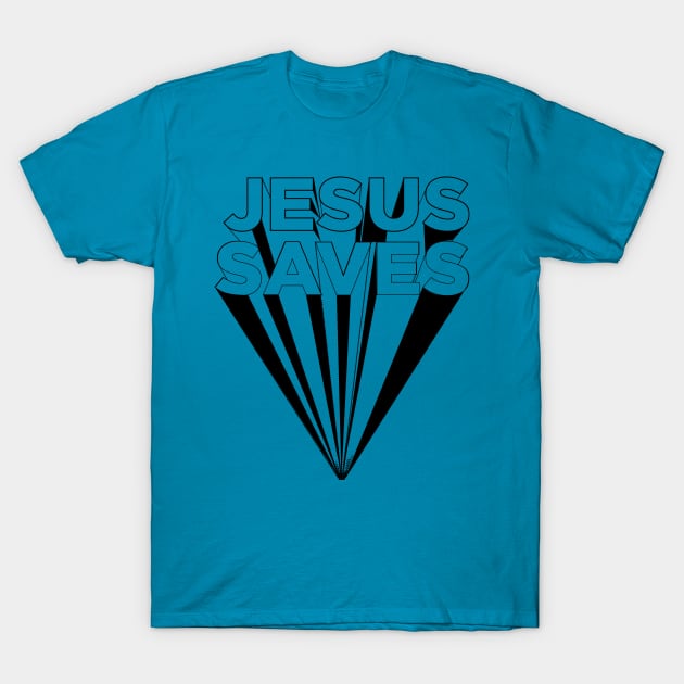 JESUS SAVES T-Shirt by Jackies FEC Store